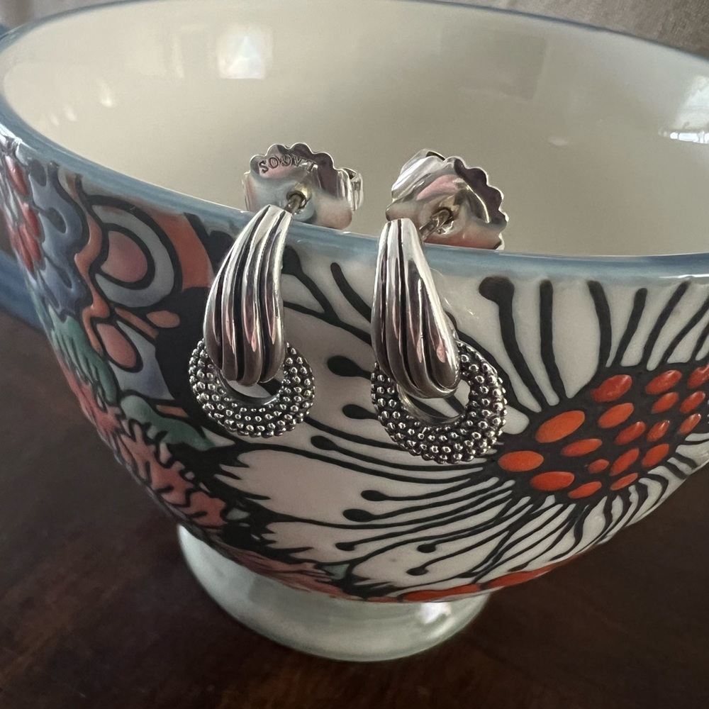 LAGOS Signature Caviar Beaded Drop Post Earrings